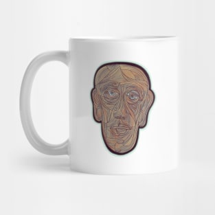 Abstract man’s face Mug